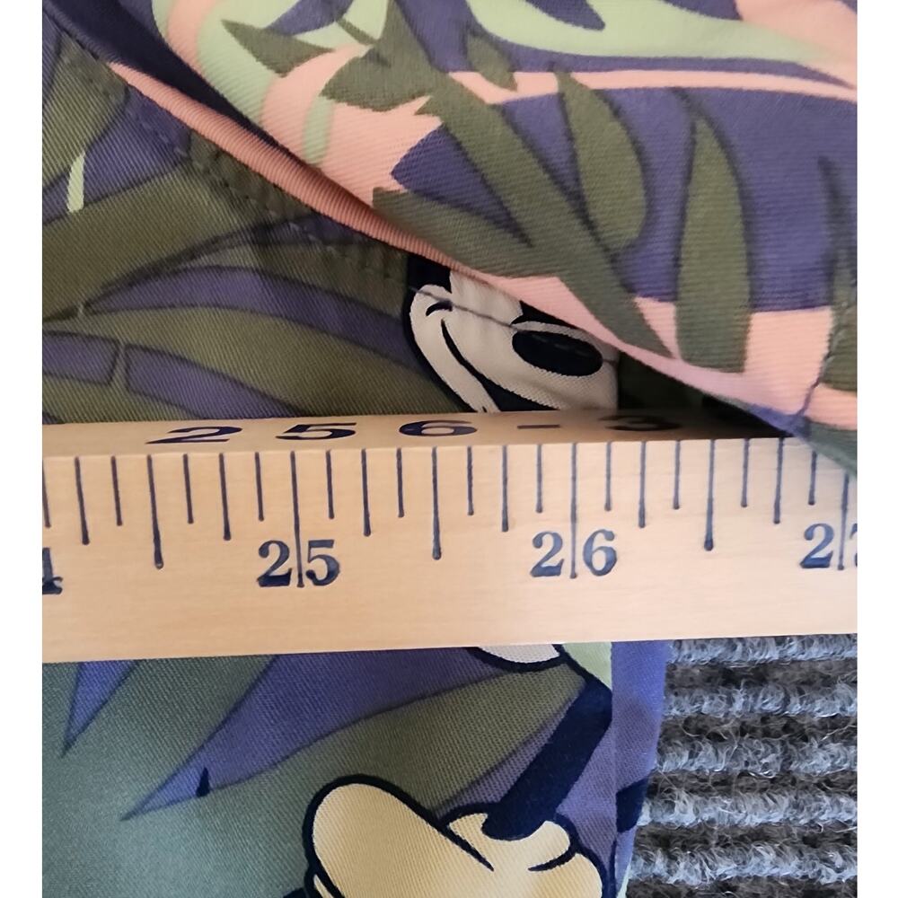 Disney Vacation Resort Floral Mickey Print Hawaiian Shirt Mens Size 2XL - Picture 9 of 9
